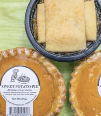 Individual sweet potato pies baked in Paterson